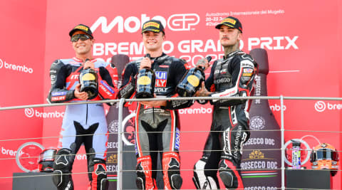 Manuel Gonzalez rises back to the top in Mugello moto2™ comeback