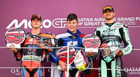 Salač Secures Maiden Triumph-Powered Moto2™ Victory at Silverstone