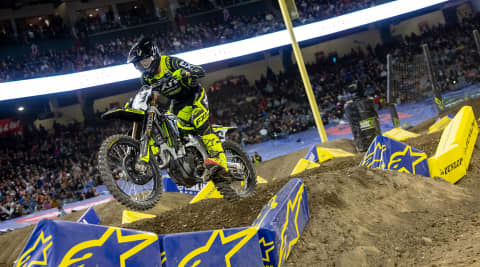 Triumph TF 450-X makes AMA Supercross debut