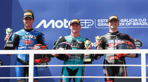 Dani Holgado Victorious in First‑Ever Triumph‑Powered Brazil Moto2™ Race