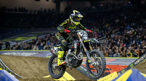 Jordon Smith Leads Heat Race Laps in Detroit