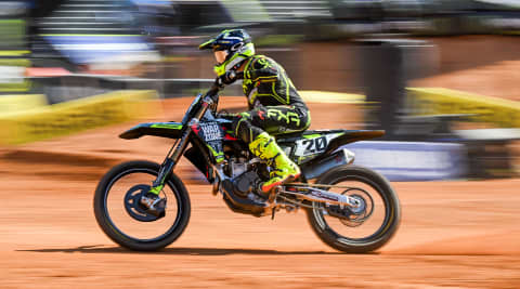 Maiden AMA Supercross Top Ten for Triumph's TF 450‑X
