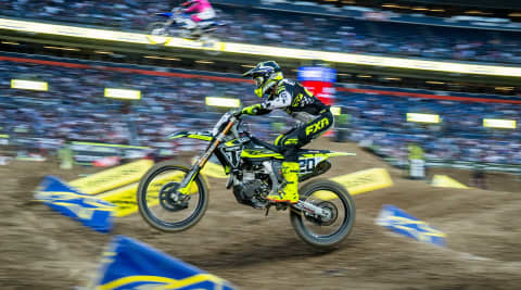 AMA Supercross outing with Triumph Factory Racing