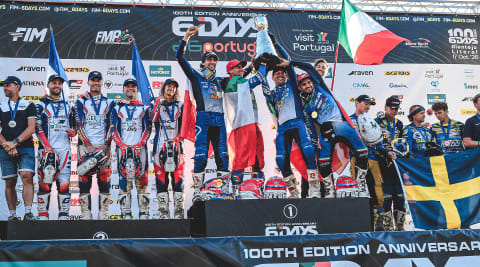 Triumph Riders Feature on All Steps of 6 Days Podium!