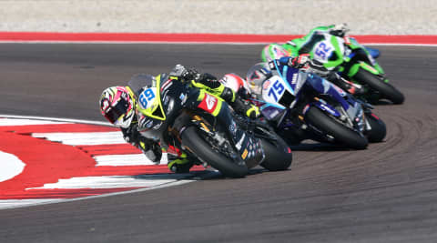 Booth-Amos Returns to Rostrum in Sunday Supersport Race at Cremona