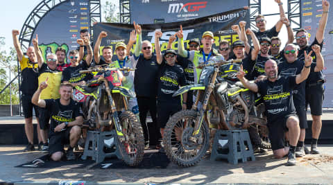 Triumph Factory Racing’s Guillem Farres Is the 2026 FIM MX2 Motocross World Champion!