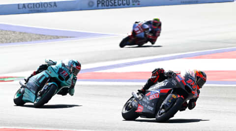 Izan Guevara Glides to Austrian MOTO2™ Victory Powered by Triumph