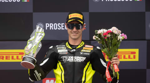 Triumph Home Hero Tom Booth-amos Takes Double World Supersport Podium at Donington