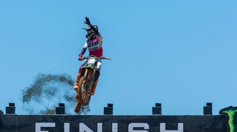 Guillem Farres on Triumph TF 250 X at MX2