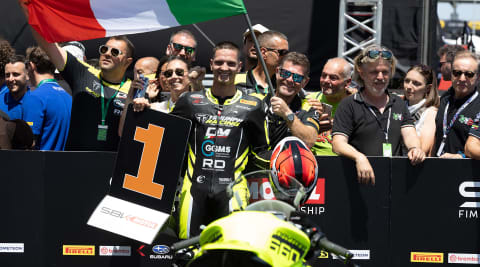 Ieraci claims debut Daytona 660 victory as Seabright podiums in Misano