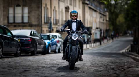 DGR rider in Bath, UK
