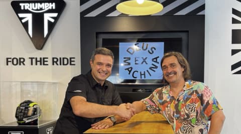 Triumph Portugal celebra parceria exclusiva com Deus Ex Machina