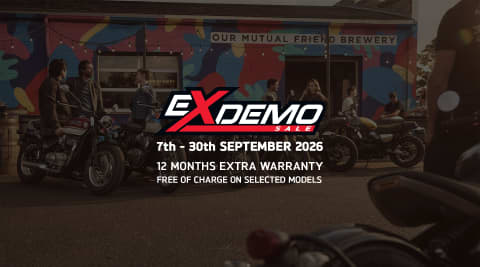 Triumph ex-demo sale