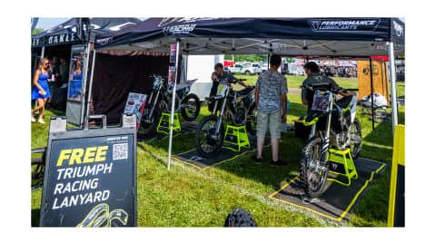 Triumph Motorcycles Booth