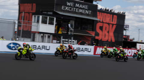 Sportbike World Championship podium