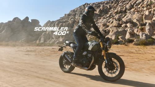 TriuMph Scrambler 400 X