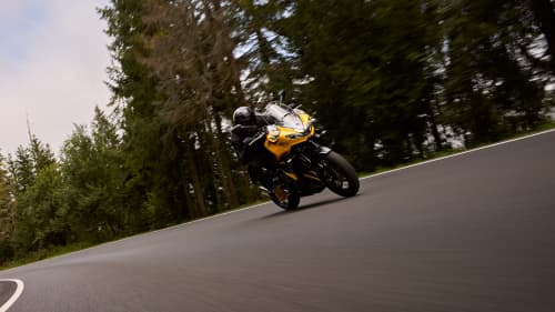 Triumph Tiger Sport 800 riding shot