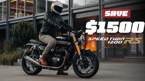 Triumph Speed Twin 1200 RS Offer save $1500