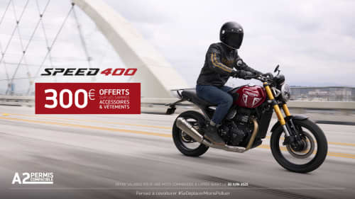 Triumph France Speed 400 Offer Available