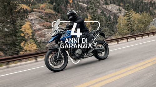 Tiger 1200 4 anni di garanzia