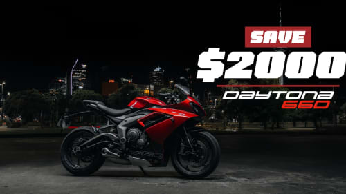 Triumph Daytona 660 Save $2000