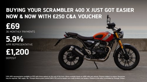 SCRAMBLER 400X OFFER