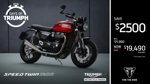 Triumph Offer Available