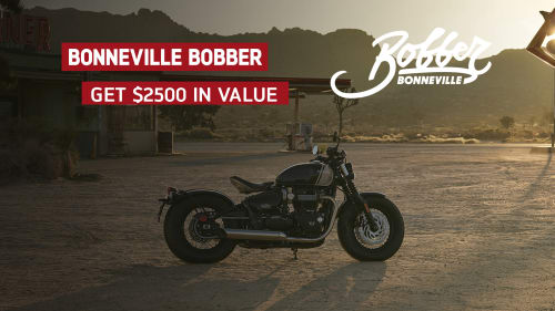 Bonneville Bobber offer Available 