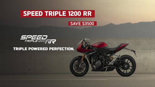 Speed triple rr offer available