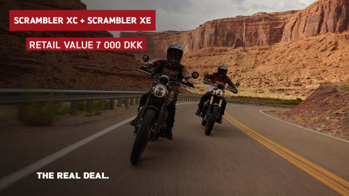 Triumph Scrambler 1200 family offer 