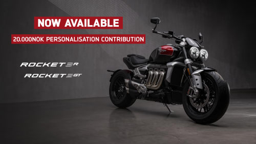Triumph Rocket 3 R and rocket 3 GT offer available 