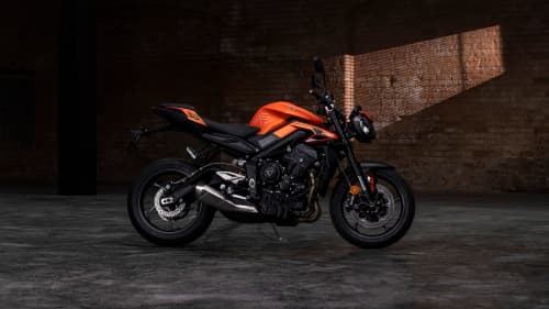 Triumph Street Triple 765 R side profile shot