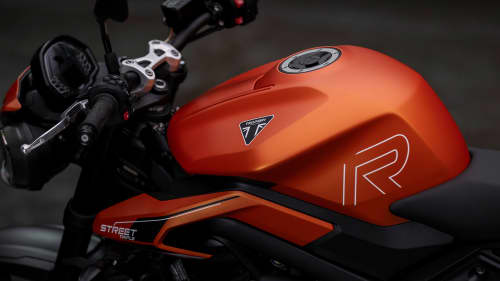 Triumph Street Triple 765 R tank shot