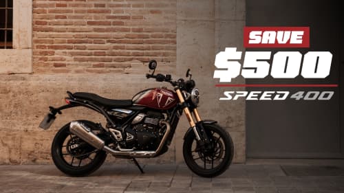 Triumph Speed 400 save $500