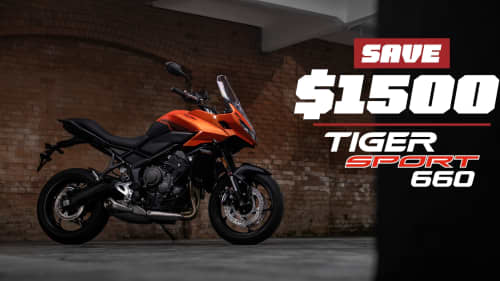 Triumph Tiger Sport 660 LAMS save $1500 offer