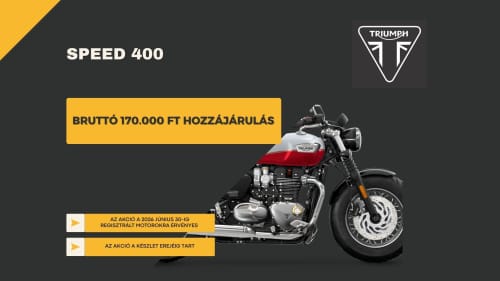 Triumph Speed 400 promo