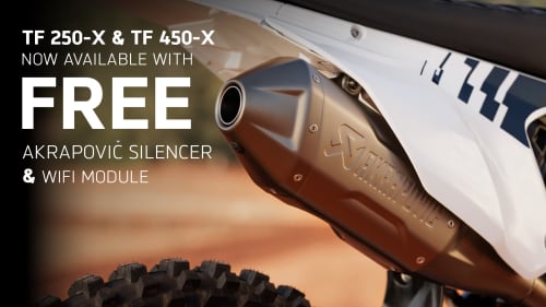 TF-250X and TF 450X Offer