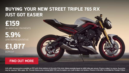 Street Triple 765 RX offer