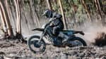 Mikael Persson on the Triumph TF 250-E at EnduroGP