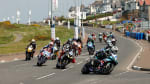 Triumph Riders at the North West 200, an 8.9 mile road race held in Northern Ireland