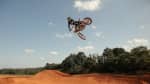 Triumph TF250 X mid stunt with Triumph motocross  clothing
