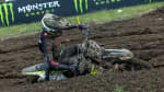 Monster Energy Triumph Racing’s Mikkel Haarup in the 2024 FIM MX2 Motocross World Championship