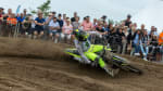 Mikkel Haarup riding at MXGP of Flanders