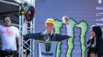 Mikkel Haarup podium at MXGP Round One