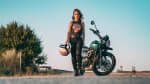 Triumph Motorcycle ridden by @soniaordas