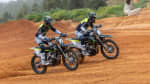 Monster energy triumph racing riders compete in thor for 2024
