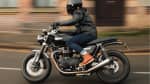 Triumph Motorcycles Riding Denim Brando Riding Jeans on bike 
