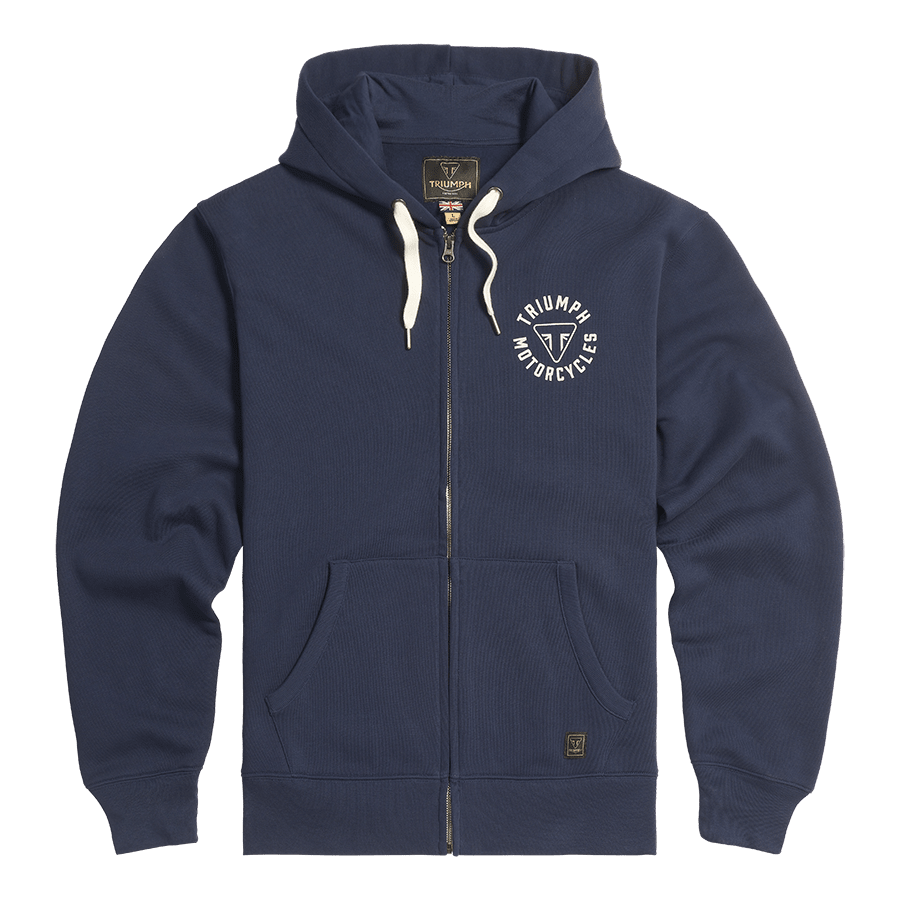 Triumph Casual Clothing Collection Diby Zip Hoodie in Navy