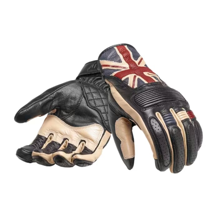 Triumph Motorcycles - Flag Leather Motorcycle Gloves