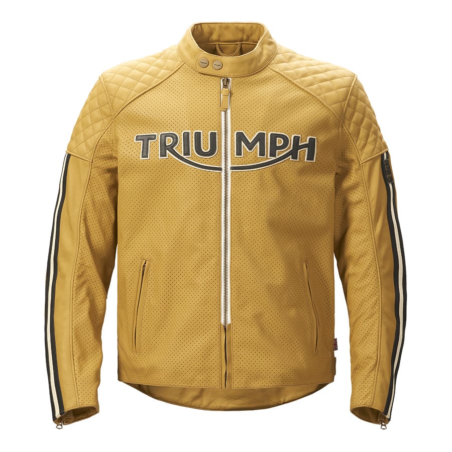 Triumph Riderwear Clothing Collection Men's Braddan Air Race - SS24 Yellow